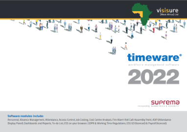 visisure (West Africa) timeware® Workforce Management Software 2022