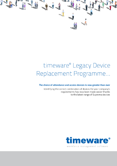 timeware® Legacy Device Replacement Programme