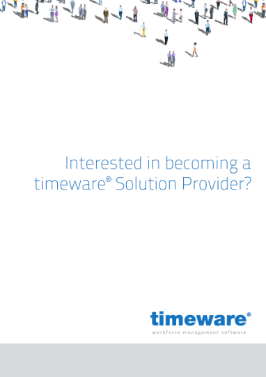 Interested in becoming a timeware® Solution Provider?