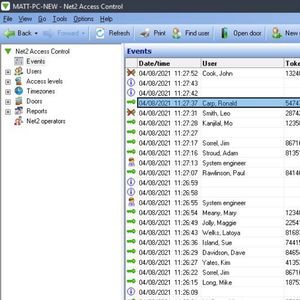 Paxton Net2 Events