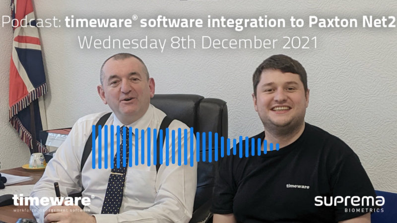 Podcast: timeware® software integration with Paxton Net2